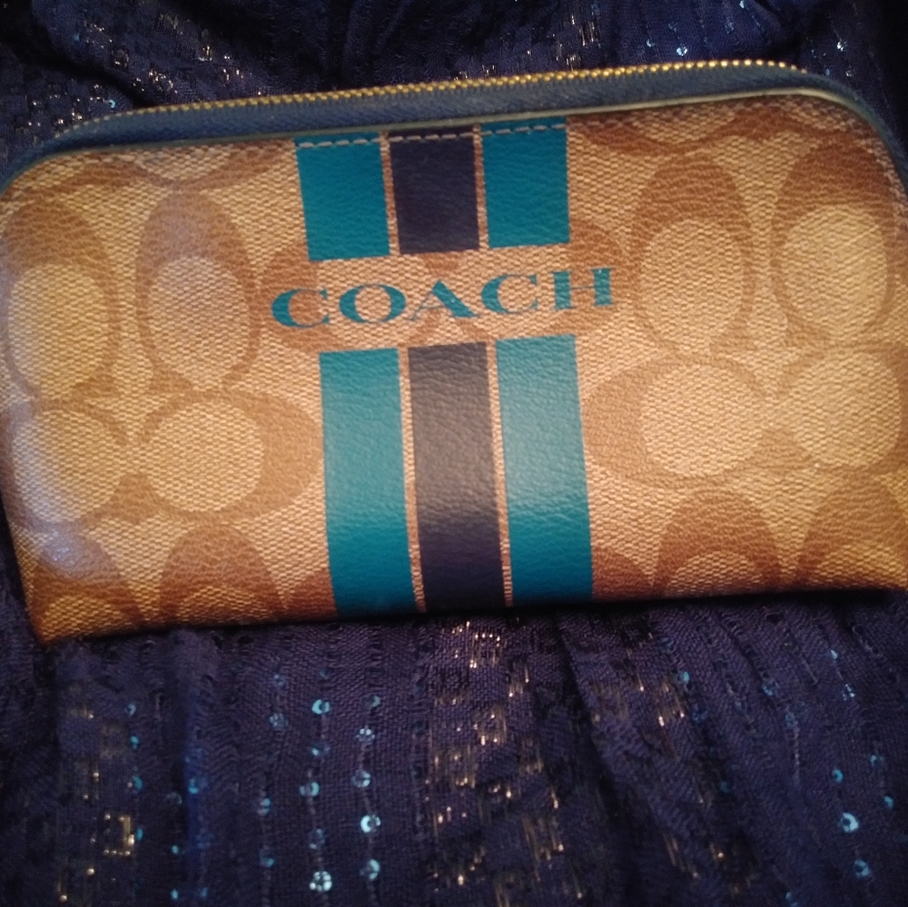 Coach makeup bag